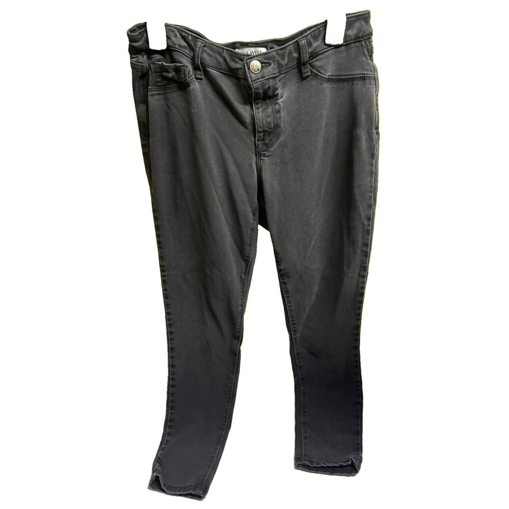 Nine West Jessica Jegging Black Stretch Skinny Jeans Women’s Size 8 Mid Rise